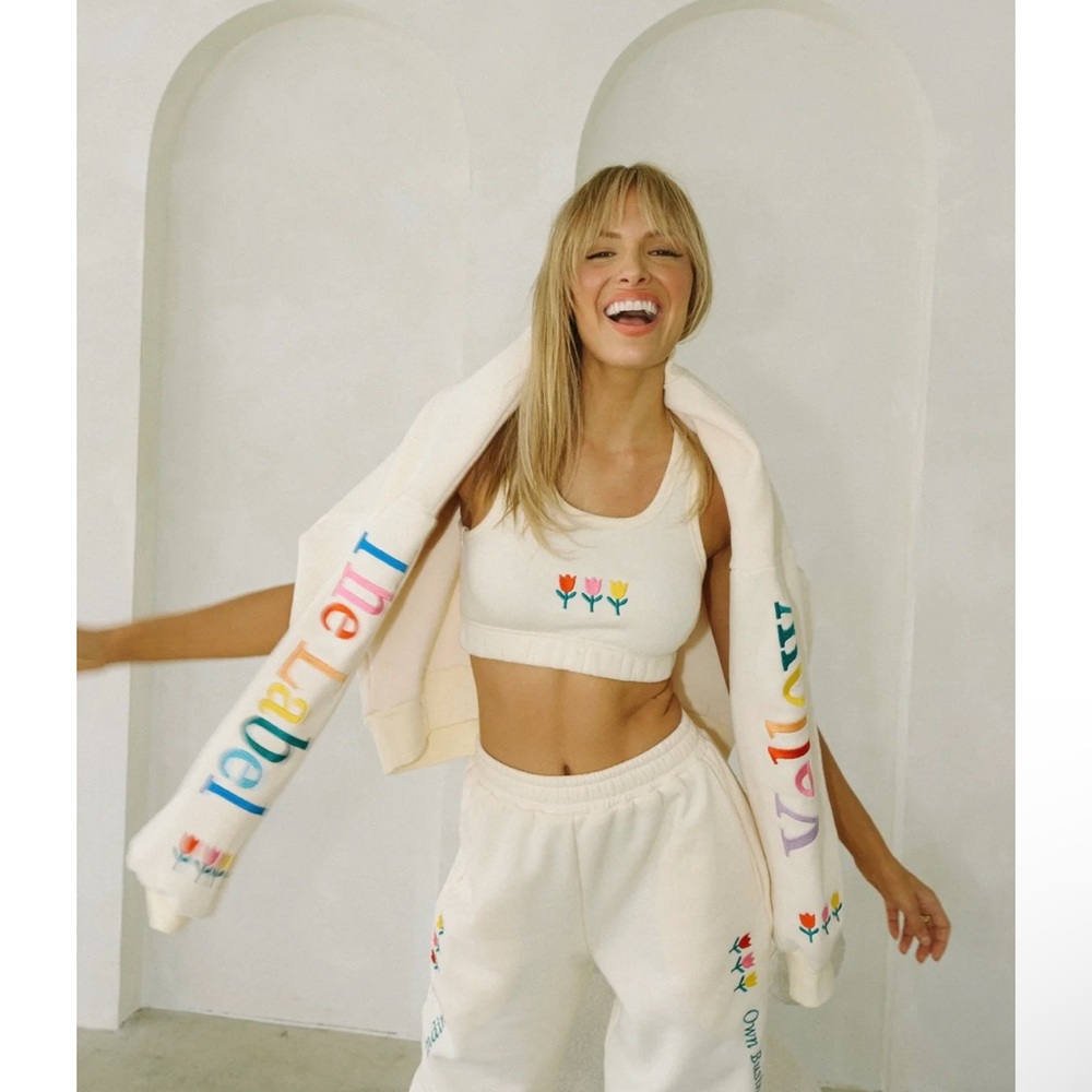 YLLW fleece bra